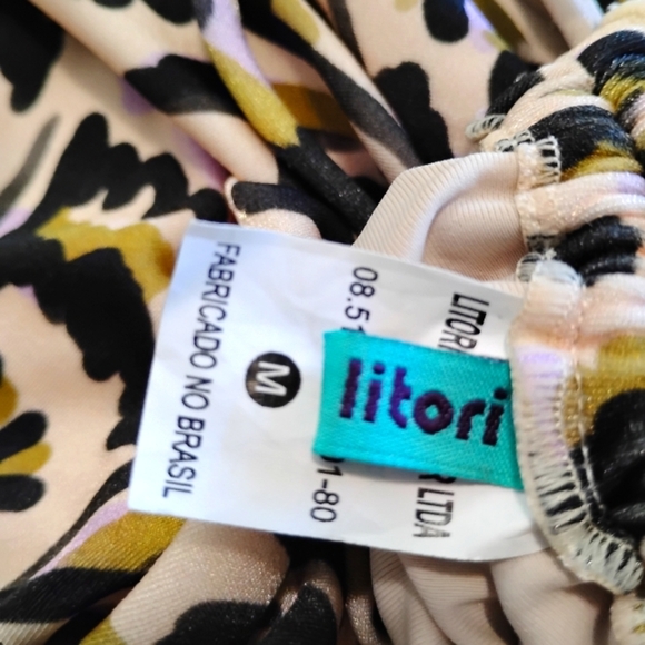 Litori Beachwear Ltda | Brazilian Animal Print One Piece Swimsuit | Size Medium - Picture 8 of 12